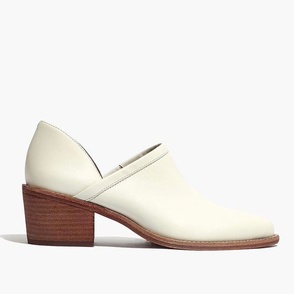 Madewell Shoes - Madewell Brady Lowcut Bootie Vintage Canvas Ivory White Women’s Size 6